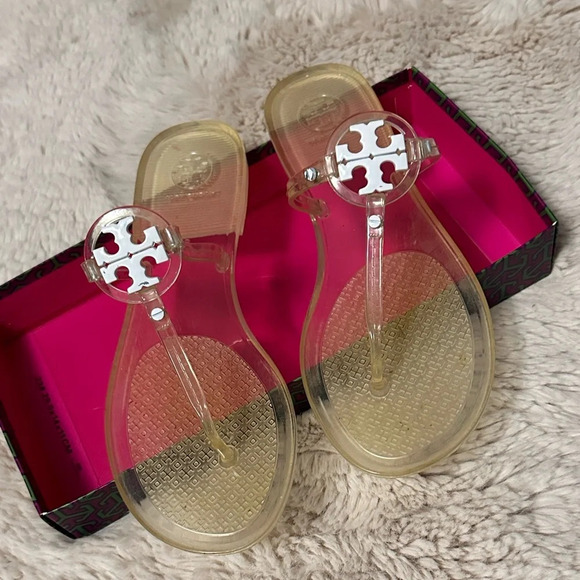 Tory Burch clear thong sandals size 9 - Picture 5 of 12